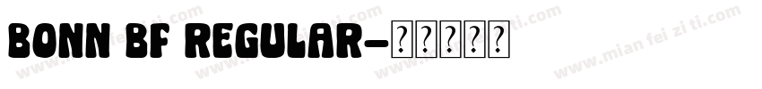 Bonn BF Regular字体转换